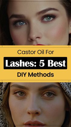 Castor oil for lashes: 5 best DIY methods! 🌿 Achieve long, beautiful lashes at home with these simple treatments. 💚✨ Click to explore these effective DIY tips! #CastorOilLashes #DIYBeauty Diy Lash Lift And Tint At Home, Castor Oil For Lashes, Lashes At Home, Beautiful Lashes, How To Apply Mascara