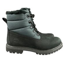 Timberland Premium 6" Puffer Wp Warm Lined Black Nubuck Boots Women's Size 7 M New With Box. Other Sizes, Colors And Style Available! Follow Us! We List Lots Of New Shoes And Athletic Wear Daily! We Box Ship All Items Asap Same Business Day Until 12pm Est! Timberland Lace-up Boots With Reinforced Toe For Winter, Timberland Winter Ankle Work Boots, Timberland Winter Hiking Boots With Reinforced Heel, Timberland Hiking Boots With Reinforced Heel For Winter, Timberland Winter Work Boots Ankle-high, Winter Timberland Ankle Lace-up Boots, Black Boots With Reinforced Toe For Cold Weather, Brown Lace Boots, Pink Timberlands