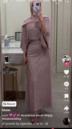 Hijabi Engagement, Hijabi Engagement Dress, Soiree Dresses For Hijab, Party Hijab, Gala Night, Modest Hijab, Romance Books Worth Reading, Matric Dance, Engagement Dresses