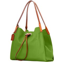 A Total Classic  The scaled-down version of our classic Full Up satchel features a more compact silhouette, perfect for effortless days. It's crafted from cabriolet canvas, which resists signs of wear and is refreshingly lightweight. Green Satchel With Leather Handles For Errands, Classic Green Satchel For Shopping, Classic Green Shoulder Bag For Errands, Classic Green Bag With Removable Pouch, Classic Green Satchel With Leather Handles, Classic Green Shoulder Bag For Travel, Classic Green Soft Leather Satchel, Elegant Green Satchel With Leather Handles, Dooney And Bourke