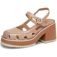 Customize your summer style with Loreana Women's Dress Sandals from USS Shoes. These modern sandals feature a patent leather upper and buckle pearl buckle to give them elegance and style. With a 3-inch square heel, these sandals are both stylish and comfortable. These beautiful sandals will elevate your look effortlessly, perfect for any dress occasion. • Sandal Type: Modern Sandals• Upper Material: Patent Leather• Outsole Material: Rubber• Back Counter Type: Front & Rear Strap• Side Vamp Type: Open• Fit: Fits true to size, take your normal size• Heel Type: Square Heel• Closure Type: Buckle Strap• Insole Material: Sheepskin• Heel Height: 3 in• Platform Height: 0 / 1.18 in• Weight: 8 oz• Item # 1005004L• Brand: USS Shoes• High-quality Product• Width Options: B - Medium• Import Product• Ship Summer Dress Sandals, Modern Sandals, Affordable Shoes, Street Style Shoes, Beautiful Sandals, Dress Occasion, Popular Shoes, Cross Training Shoes, Stylish Boots