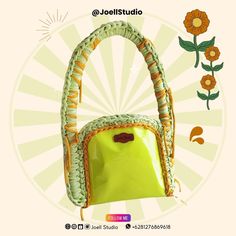 Welcome to our colorful & stylish bag, the ultimate accessory for the modern trendsetter!  Handcrafted with care from Eco Friendly T-shirt Yarn combined with Neon PVC Plastic, this bag effortlessly transitions between styles: shoulder bag & crossbody bag, ensuring you're always ready for any occasion. Available in 2 Colors : 1. Touch of Bright Pink 2. Touch of Light Yellow Sizes : 50 cm in height, 32 cm in length, Handle length 30cm Designed to accommodate your essentials, our bag fits a range of iPhone, iPad, Notebook, etc. keeping your belonging safe and accessible wherever you go. Each piece is lovingly handmade by Joell Studio Artist, adding a unique touch to every stitch. Elevate your style with a bag that's as versatile as you are. Explore our handmade bag today and make a statement Crochet Bucket Shoulder Bag For Daily Use, Trendy Handmade Yellow Shoulder Bag, Everyday Crochet Bucket Shoulder Bag, Crochet Shoulder Bag For Errands, Crochet Shoulder Bag With Braided Handles For Errands, Daily Use Crochet Bucket Shoulder Bag, Trendy Handmade Bucket Bag In Satchel Shape, Trendy Handmade Satchel Bucket Bag, Trendy Crochet Bag With Detachable Strap For Daily Use