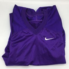 New With Tags Made In Honduras Style:535703 Purple Nike Sporty Top, Nike Sporty Purple Top, Nike Purple Sporty Tops, Nike Purple Tops For Sports, Nike Sports Tops In Purple, Purple Football, Football Practice, Nike Purple, Jersey Shirt