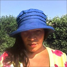 You'll stay cool and calm on the hottest summer days in this "matches everything" Atlantic blue linen sun hat - perfect to pull out of your beach bag or pocket when the sun comes out.Its simple straightforward style makes it an ideal no frills work wear hat (your dogs or horses will be proud to be seen with you), gardening hat (look as pretty as your summer borders already are!) or walking hat (stuff it into your rucksack & be ready to enjoy your summer rambles)Adjustable to fit almost all h Cheap Trendy Blue Sun Hat, Summer Hats With Uv Protection For Everyday Use, Everyday Summer Hats With Uv Protection, Casual Blue Sun Hat For Spring, Lightweight Blue Sun Hat For Spring, Summer Sun Hat For Everyday Use, Lightweight Blue Bucket Hat For Summer, Spring Sun Hat With Uv Protection For Everyday Use, Fitted Summer Sun Hat With Upf 50+