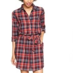 Gap Plaid Half Button Up Shirt Dress W/ Pockets Xs Petites Nice Gently Used Condition Pockets At Sides And On Left Side Of Chest Buttons At Cuffs Approximate Measurements: 32” From Top To Bottom And 29” At The Shortest Point On The Sides 18” Pit To Pit 23” Sleeves Button Up Shirt Dress, Plaid Shirt Dress, Blue Plaid Shirt, Plaid Dress Shirt, Gap Dress, Blue Plaid, Button Up Shirt, Dresses Xs, Plaid Shirt