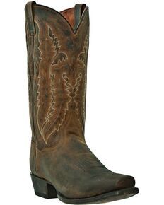 Dan Post Mens Earp Distressed Western Boots, Bay Apache Mens Western Boots, Brown Western Boots, Dan Post Boots, Cowboy Boots Square Toe, Mens Western, Boots Store, Ariat Boots, Dan Post, Boot Companies