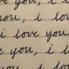 handwriting written on lined paper with writing underneath it that says, if you don't love