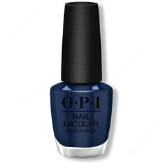 OPI Nail Lacquer - Midnight Mantra 0.5 oz - #NLF009 Opi Russian Navy Nails, Navy Opi Gel Polish, Opi Blue Nail Polish, Earth Palette, Opi Top Coat, Nail Base Coat, Navy Blue Nails, Blue Polish, Black Nail Polish