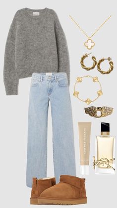 Basic Uggs Outfit, Girly Clothes, Church Fits, Easy Outfits, Looks Pinterest, Fit Clothes, Winter Inspo, Outfit Inspo Casual