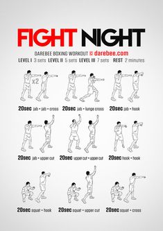 the poster shows how to do different exercises