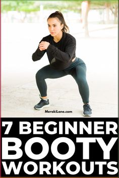 7 Booty Workouts for Beginners | If you want to lift, tighten, and tone your legs and glutes, this post is for you! Whether you workout at home or at the gym, these butt workouts can be done just about anywhere! This post explains the benefits of doing lower body workouts - and how often you should do them for the best results. Designed for women, you can incorporate these exercise routine ideas into your weekly workout plan to give you a bikini ready bum your friends will envy! Bodyweight Glute Exercises, Workouts For Beginners, Routine Ideas, Weekly Workout Plans, Mom Bod, 10 Minute Workout, Life Questions, Exercise Routine, Weekly Workout