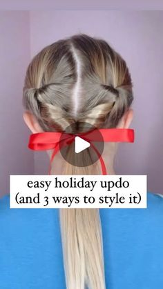 Holiday Hairstyles Easy, Holiday Hairstyles, Do Love, Hair Products, Hair Videos, Hair Tutorial, Coming Out, Hair Inspo, Cute Hairstyles