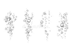 water bubbles in different shapes and sizes on a white background royalty illustration