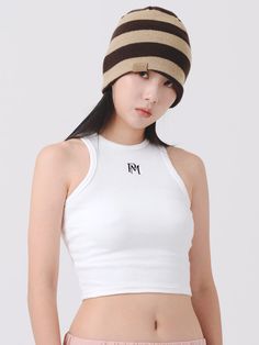 Editor's NotesOfficial sleeveless top set up. The sleeveless top is made of durable and soft material. It is a slimly fitted crop top that would go well with street mood styling. - Crop length- Slim fit- Lettering embroideryMeasurements(in.)One size (XS-M)Chest: 11.4 in.Total Length: 15.7 in. *Model info: Height 5' 51Composition & Care- 95% Cotton, 5% Elastane- Please check the care labelDesigner- by PIECEMAKER Casual Sleeveless Streetwear Crop Top, Fitted Sleeveless Crop Top For Streetwear, White Sleeveless Crop Top For Streetwear, Casual Vest Crop Top For Streetwear, Casual Streetwear Crop Top Vest, Fitted Vest Crop Top For Streetwear, Trendy Sleeveless Crop Top For Streetwear, Fitted Cropped Tank Top For Streetwear, Trendy White Vest-style Crop Top