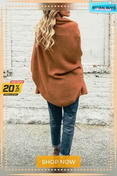 Casual Cotton Long Sleeve Solid Coat Spring Batwing Sleeve Solid Outerwear, Brown Solid Color Cardigan For Fall, Casual Solid Outerwear With Batwing Sleeves, Casual Batwing Sleeve Outerwear For Fall, Winter Solid Outerwear With Batwing Sleeves, Fall Outerwear With Batwing Sleeve For Layering, Fall Outerwear For Layering With Batwing Sleeve, Fall Batwing Sleeve Outerwear For Layering, Wrap Pattern