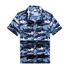 Fashion Mens Hawaiian Shirts Short Sleeve Button Coconut Tree Print Ca – ingodeal Casual Camouflage Cotton Shirt, Casual Cotton Camouflage Shirt, Casual Camouflage Short Sleeve Shirt, Casual Camouflage Shirt For Summer, Beach Floral, Summer Mens, Shirts Short Sleeve, Men Shirts, Coconut Tree