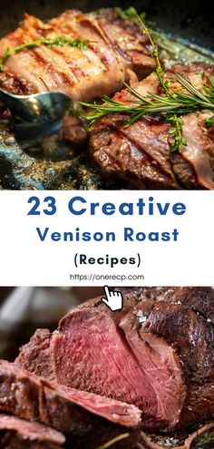 Explore 23 creative venison roast recipes for rich, flavorful meals perfect for any occasion! Get inspired—visit our site for delicious ideas! Ways To Cook Venison, Venison Pressure Cooker Recipes, Venison Steak Recipes, Venison Steak