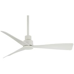 Simple 44 in. Indoor/Outdoor Flat White Ceiling Fan with Remote Control - Super Arbor Simple Ceiling Fan, Simple Ceiling, Ceiling Fan Size, Contemporary Fan, White Ceiling Fan, Minka Aire, Outdoor Ceiling, White Ceiling, Led Ceiling Fan