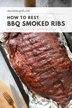 how to rest bbq smoked ribs