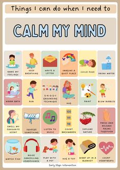 Give your little people some simple, easy and manageable strategies to calm down and help understand their emotions. Emotions For Kids, Calm My Mind, Whole Brain Child, Coping Skills Activities, Fidget Tools, Parenting Lessons, Character Strengths, Emotions Activities, Social Emotional Activities