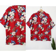 Check out this item in my Etsy shop https://www.etsy.com/listing/1240258429/iolani-hawaiian-shirt-aloha-flowers Hawian Shirt, Big Bird Sesame Street, Flowers Pattern, Navy Color, Perfect Shirt, Vintage Shirts, Mens Clothing Styles, Hawaiian Shirt, Flower Patterns