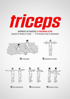 a poster with instructions on how to do exercises