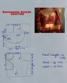 Blouse Drafting Patterns, Katori Blouse Drafting, Simple Blouse Pattern, Clothing Pattern Design, Pattern Drafting Tutorials, Easy Dress Sewing Patterns, Sewing Measurements