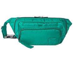 The belt bag is back (and Lug does it better than ever!). With multiple pockets and zip compartments for all your important littles (like keys, scrunchies, and cards), this stylish design is perfect for an on-the-move you. From Lug. Functional Green Belt Bag For On-the-go, Green Belt Bag With Pockets For On-the-go, Green Nylon Belt Bag For Everyday Use, Functional Belt Bag With Pockets For Travel, Green Pouch Belt Bag For Travel, Green Nylon Belt Bag With Removable Pouch, Green Rectangular Belt Bag For Travel, Functional Green Belt Bag With Removable Pouch, Green Nylon Travel Belt Bag