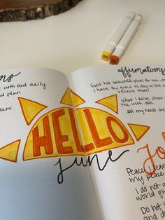 June Bullet Journal, Planner Doodles, June 2024, Doodles, Notebook, How To Plan