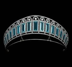 This tiara is beautifully silver-plated and encrusted with sparkling clear genuine zirconium stones of various sizes and Aquamarine. The many zirconium And Aquamarine Stones make this crown sparkle in any light. This piece is versatile and compliments many different styles, can be worn for Weddings, Aquamarine Tiara, Handmade Tiaras, Earring Piercing, Royal Crowns, Royal Tiaras, Crowns And Tiaras, Diamond Tiara, Diamond Crown, Crown Tiara