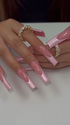 Pink On Pink Nails, Pink Metallic Nails, Glitter Nails Art, Nails Art Easy, Nails Art Simple, Drip Nails