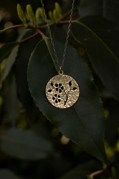 Nature-inspired Hammered Gold Jewelry, Nature-inspired Gold Hammered Jewelry, Flower Shaped Hand Forged Jewelry Gift, Flower-shaped Bronze Brass Jewelry, Hand Forged Flower Jewelry Gift, Bronze Brass Flower Jewelry, Hand Forged Flower Shaped Jewelry Gift, Bronze Brass Flower-shaped Jewelry, Nature-inspired Brass Jewelry