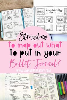 Spread Drafts and Layouts - Planning out your Bullet journal | My Inner Creative Planning put your new journal can be stressful, here are some examples of how to do it and what to include to make sure you don't get yourself to overwhelmed in the first few months! #bulletjournal #bujo #bulletjournalideas #planning #planner #planneraddict #planningbujo Journal Creative, Bujo Layout, Gratitude Journal Prompts, Bullet Planner, Bujo Inspiration