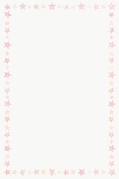 a white background with pink and yellow stars in the center, as well as an empty space for text