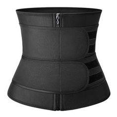 Hook on Neoprene Premium Sauna Slimming Waist Trainer - Blindly Shop Waist Trainer For Men, Black Hooks