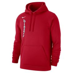 Trail Blazers Classic Edition Men's Nike NBA Hoodie Size S (Red) CI4533-657 Portland Blazers, Nike Nba, Portland Trail Blazers, Portland Trailblazers, Trail Blazers, Pocket Hoodie, Nike Red