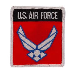 U.S Air Force with Wings Rectangular 3 Inch Patch Plus Size Wardrobe, Air Force Patches, Patch Collection, Air Forces, Military Patch, Air Force One, U S Air Force, Force One, Air Force Ones