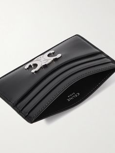 CELINE HOMME's cardholder bears its 'Triomphe' emblem, named after the Parisian monument, in striking proportions. It's made from abrasion-resistant textured-leather and has six slots, plus a central compartment for folded notes. Celine Card Holder, Luxury Men's Everyday Card Holder, Men Card Holder Luxury, Luxury Men's Rectangular Card Holder, Luxury Black Card Holder, Summer Sunglasses, John Hardy, Fine Jewelry Designers, Luxury Gifts