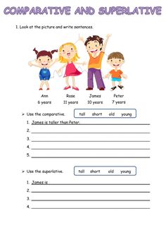 the worksheet for comparing different types of words in english and spanish with pictures on it