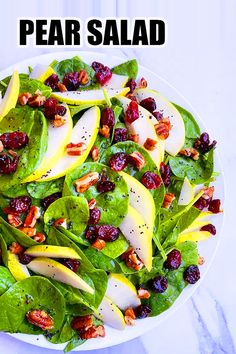 If you're searching for a quick, easy, and healthy lunch or a flavorful veggie side dish, this fantastic fresh pear salad is a must try! It comes together in under 10 minutes using just one pot or bowl, making it perfect for busy days. Packed with vibrant mixed greens, sweet dried cranberries, crunchy pecans, and a tangy balsamic vinaigrette. For an extra layer of richness, sprinkle on some crumbled blue cheese, or swap it with goat cheese. This dish is also a fantastic addition to your Fall and Thanksgiving menu, pairing beautifully with roasted meats or other seasonal dishes.