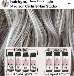 Blonde Formulas, Hair Color Placement, Icy Hair, Peaks And Valleys, Diy Hair Color