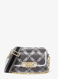 Luxury Michael Kors Bag With Chain Strap, Modern Crossbody Shoulder Bag With Gold-tone Logo, Luxury Crossbody Bag Strap With Gold-tone Hardware, Michael Kors Shop, Empire Logo, Michael Kors Shoulder Bag With Branded Hardware For On-the-go, Bag Logo, Michael Kors Crossbody Bag With Gold-tone Hardware, Bags Logo