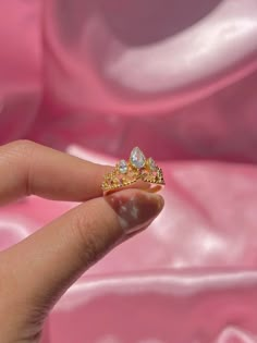 Rapunzel With Crown, Rapunzel Promise Ring, Repunzel Ring, Rapunzel Crown Ring, Rapunzel Merch, Tangled Ring, Rapunzel Jewelry, Princess Promise Rings