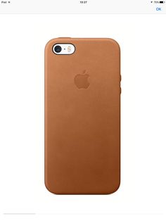 an iphone case is shown on the store's website page, and it appears to be made from real leather