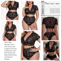 Sexytime Xxxxl Plus Size Black Lace Two Piece Lingerie Nwot *Brand New Without Tags! *Excellent Condition! *No Flaws! Please Comment If You Have Questions. Accepting Offers. Rain Outfit, Plus Size Black, Plus Size Lingerie, New New, Lingerie Set, Women's Intimates, Black Lace, Two Piece, Lingerie