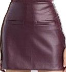 Spring Leather Pencil Skirt For Party, Modern Fitted Leather Skirt, Leather Mini Bottoms For Fall, Sleek Pencil Skirt For Date Night In Spring, Sleek Fitted Mini Skirt For Fall, Sleek Leather Pencil Skirt For Night Out, Fitted Leather Pencil Skirt In Modern Style, Fitted Modern Leather Pencil Skirt, Modern Fitted Leather Pencil Skirt