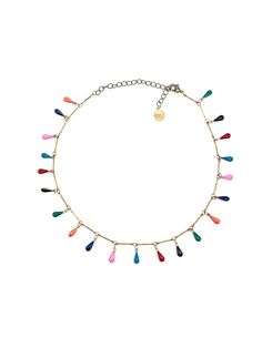 Everyone's favorite - a new style of our best-selling Enameled Fringe Choker! New drop shape, new rainbow multi-colored tones. Materials: Enameled brass beaded chain Size: 13-16" adjustable *pro tip: wrap twice to wear as a bracelet! A note from Brit: I am SO HONORED to have a piece from Stone Cooper named after me. Kat is such a kind, beautiful, intentional person with so much grit and determination. Please support her this Holiday season! Adjustable Teardrop Beaded Chain Jewelry, Adjustable Teardrop Necklace With Colorful Beads, Multicolor Enamel Teardrop Jewelry, Multicolor Teardrop Enamel Jewelry, Trendy Multicolor Teardrop Jewelry, Adjustable Multicolor Enamel Necklace, Adjustable Multicolor Teardrop Necklace, Trendy Adjustable Jewelry With Dangling Beads, Multicolor Teardrop Beaded Chain Jewelry