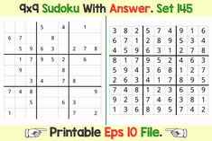 sudoku with answer set 120 and printable eso 10 file for the number line