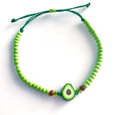 This wax cord bracelet pack is the perfect gift for the avocado (or guacamole!) lover in your life! Completely waterproof, adjustable so it will fit any size wrist. Just pull to close. All of my friendship bracelets are made with 100% cotton embroidery floss & my water proof jewelry is made with 100% waxed polyester cord. Any other supplies I use are all natural & eco friendly & everything is made in a smoke-free & pet-free home! Adjustable Green Wristband For Everyday, Beach Beaded Bracelets With Sliding Knot, Casual Beaded Bracelets With Nylon Cord For Beach, Adjustable Nylon Cord Bracelets For Beach, Adjustable Nylon Cord Beaded Bracelets For Beach, Handmade Nylon Cord Bracelets For Summer, Summer Beach Bracelets With Nylon Cord, Summer Beach Bracelets Made Of Nylon Cord, Nylon Cord Bracelets For Beach In Summer