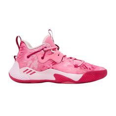 Find ADIDAS Harden Stepback 3 'bliss on Editorialist. Harden Stepback 3 'Bliss Pink' Custom High-top Sneakers With Vented Sides For Sports, Pink Athleisure Basketball Shoes For Light Sports, Pink Athleisure Basketball Shoes, Pink Adidas Custom Sneakers With Boost Midsole, Sports High-top Sneakers With Vented Sides, Pink Lace-up Basketball Shoes For Training, Adidas Low-top Pink Basketball Shoes, Adidas Pink Basketball Shoes For Streetwear, Adidas Pink Low-top Basketball Shoes